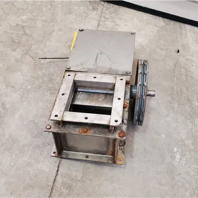 Used 6" sq. Stainless Steel Maintenance Gate Valve