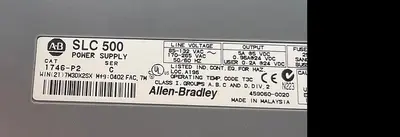 Used ALLEN-BRADLEY ALLEN-BRADLEY 1746-P2 SER C PLC Input & Output | ND Industrial Surplus #1214080