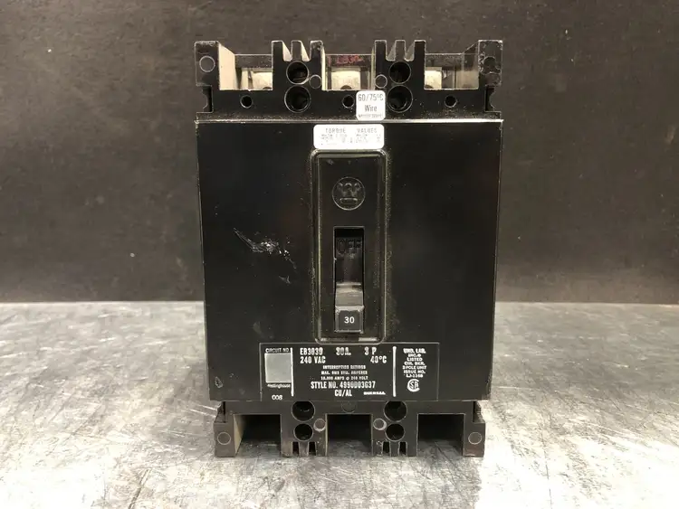 Used WESTINGHOUSE EB3030 Switchgears British Columbia CA | Lenmark #244074