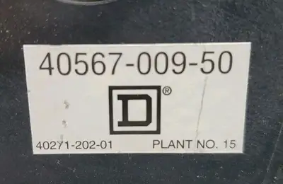 Used Square D 9422FTCF33 Lug Terminal Switch w/TRS15R Fuses Disconnects South Carolina US | Palmetto Automation #1158938