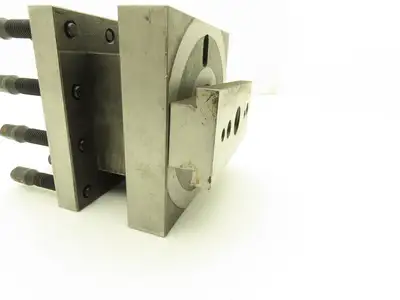 Lathe Milling Machine Tool Post Holder Hold Down 138mm X 138mm 12 Screw T-Slot