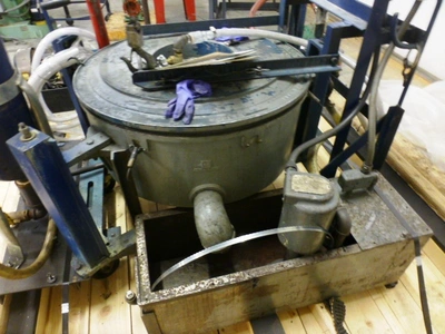 Lavin 20-1160V (20 x 9) solid basket centrifuge, 316SS.