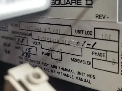 USED SQUARE D MODEL 6