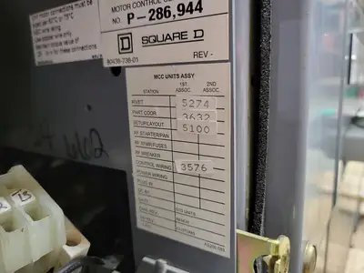 USED SQUARE D MODEL 6