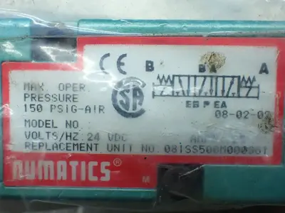 Used NUMATICS 081SS500M000061 Pumps Ohio US | HGR 24 #872342
