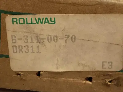 New | in-Stock ROLLWAY B-311-00-70 Industrial Controls Ohio US | Surplus Asset Holdings #1242064