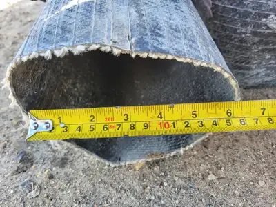 6" x 40 ft Hose Black