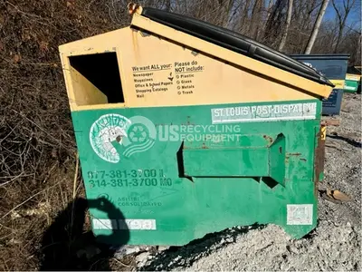 USED WASTEQUIP FOUR HUNDRED (400) 7 YARD FRONT LOAD CONTAINERS