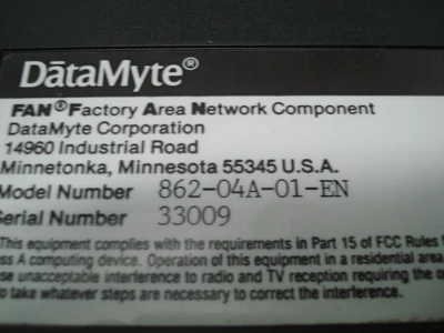Used DATAMYTE _UNKNOWN_ Test Equipment - Other | OCO Industrial #1627070