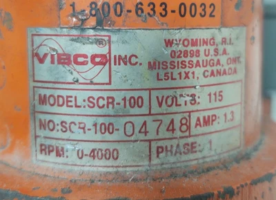 USED Vibco SCR-100