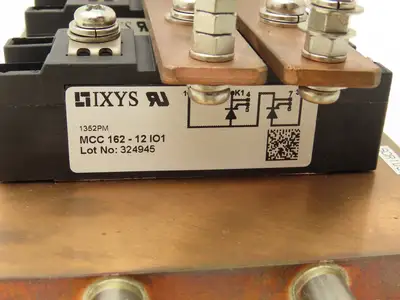 Water Cooling Block Solid Copper Base CPUs & Resistors 1/4"NPT Fittings Busbar