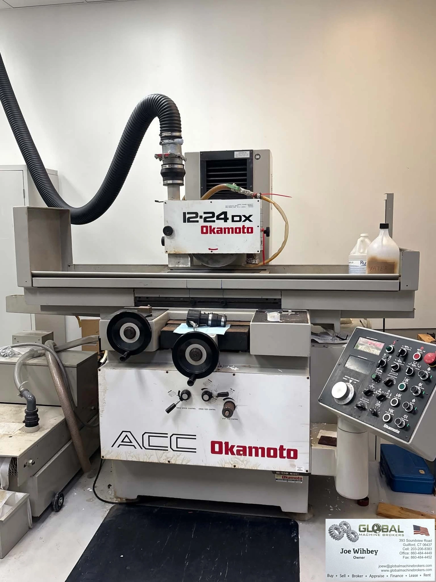 Okamoto ACC-12-24DX 3-Axis Fully Automatic Precision Hydraulic Surface Grinder