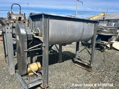20 Cubic Foot (approximately) Stainless Steel Ribbon Blender