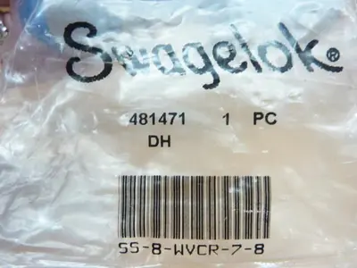 NEW SWAGELOK SS-8-WVCR-7-8