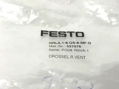 NEW FESTO GRLA-1/8-QS-8-MF-D, 537076