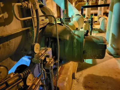 Clove-Rotor Thick Stock Pump w/ 200HP, 575V, 1185RPM Electric Motor