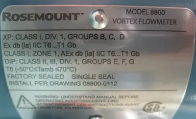 NEW Rosemount 8800 DF030SA1N1P1E5M5