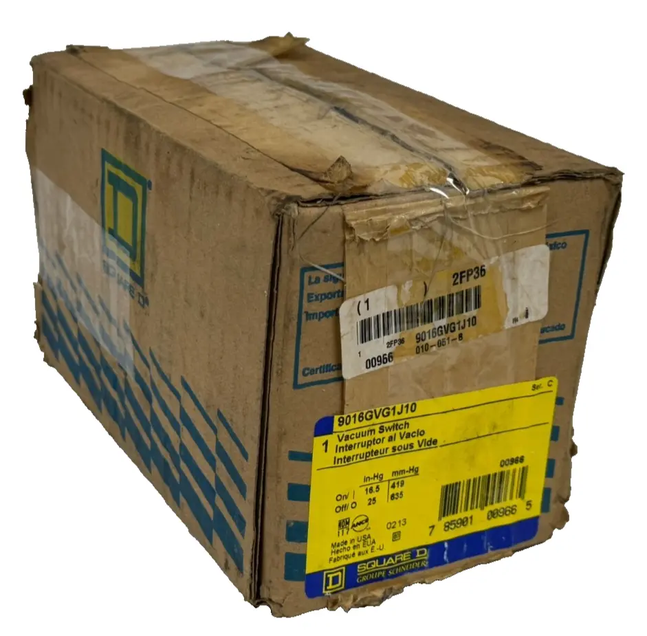 NEW SQUARE D 9016GVG1J10 VACUUM SWITCH SER. C 480VAC