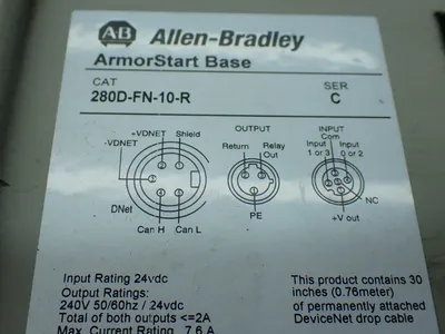 USED ALLENBRADLEY 280DFN10R