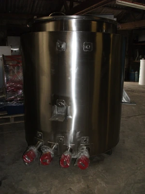 1,700 L S/S Electrically Heated Jacketed Cooker Tank