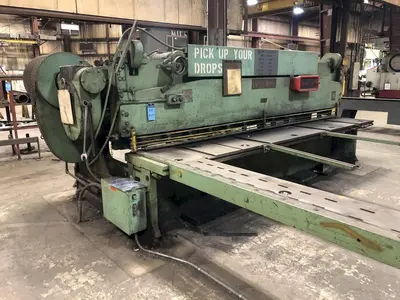 12' X 3/8" LODGE & SHIPLEY MODEL 0612 MECHANICAL POWER SQUARING SHEAR: STOCK 11410