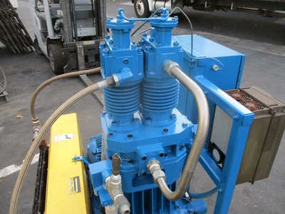 20 HP Hycomp, Boost Compressor, Nitrogen/Air/Gas Pressure Booster, 300-600 psi, 20-60 scfm
