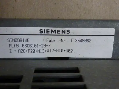 USED SIEMENS 6SC6101-2B-Z