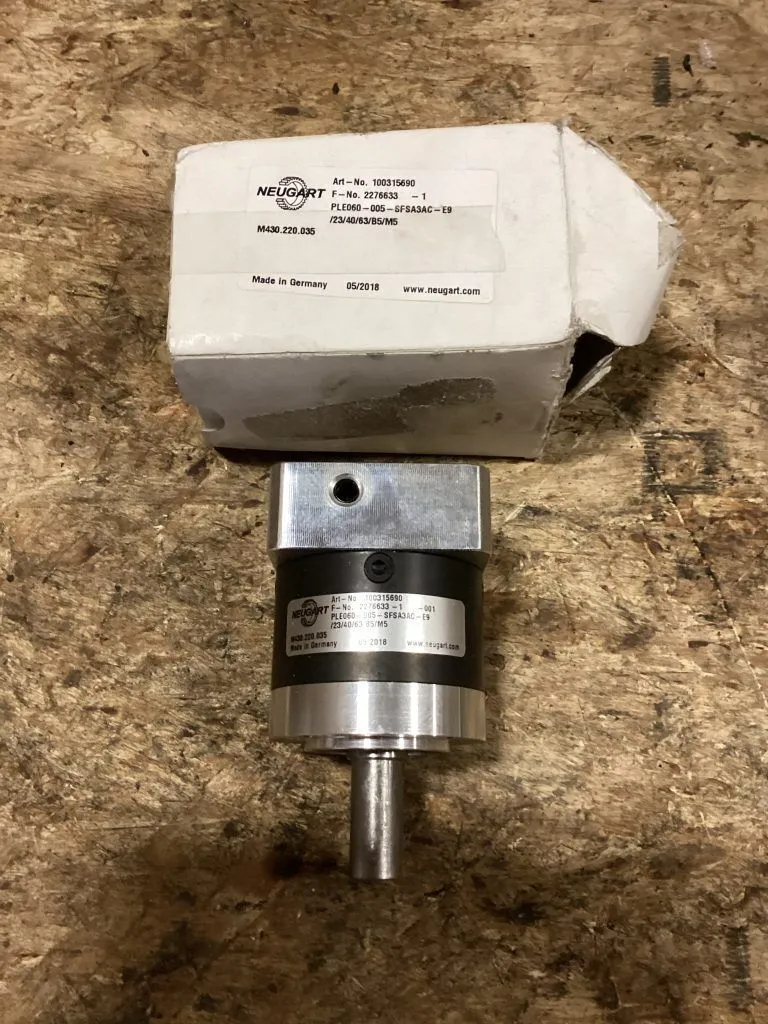 Neugart PLE060-005-SFSA3AC-E9/23/40/63/B5/M5 Precision Planetary Gearbox -NIB