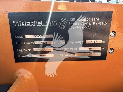 USED 2024 TIGER CLAW TC3000T