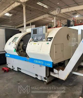 Used 2001 OKUMA CROWN L1420 CNC Lathes California US | MachineStation #947554