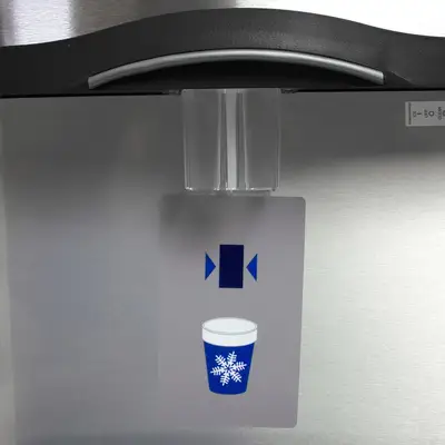 Manitowoc Ice CNF0201A 315 lb Countertop Water & Nugget Ice Dispenser - 10 lb Storage, Cup Fill, 115v