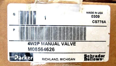 NEW PARKER M08564626 MANUAL VALVE