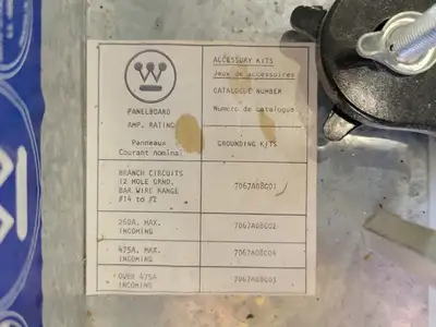Used WESTINGHOUSE NBA Switchgears British Columbia CA | Lenmark #835636