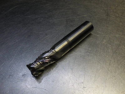 Kyocera / SGS 3/4" 3 Flute Coolant Thru Carbide Cr Endmill .06 R 34001 (LOC2939A)