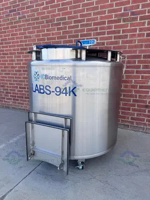 USED IC BIOMEDICAL LABS-94K  - SP LIQUID NITROGEN CRYOGENIC STORAGE TANK MFG 2022