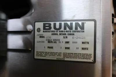 USED BUNN U38