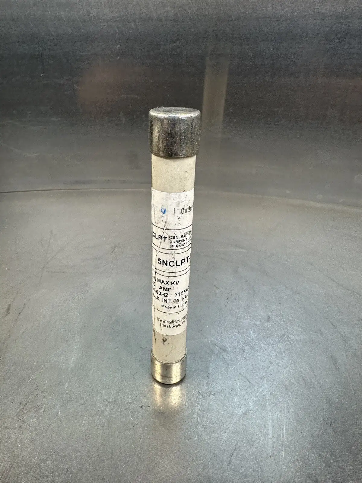 Eaton Cutler Hammer Current Limiting Fuse 5NCLPT-3E CLPT 5.5KV 3E Amp BIN-1.1.1