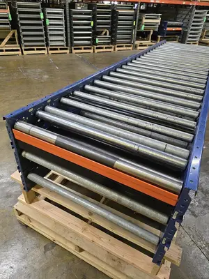 Used MHS ROLLER BED BELT CONVEYOR Belt Conveyors Wisconsin US | Packer City Sales #1301768