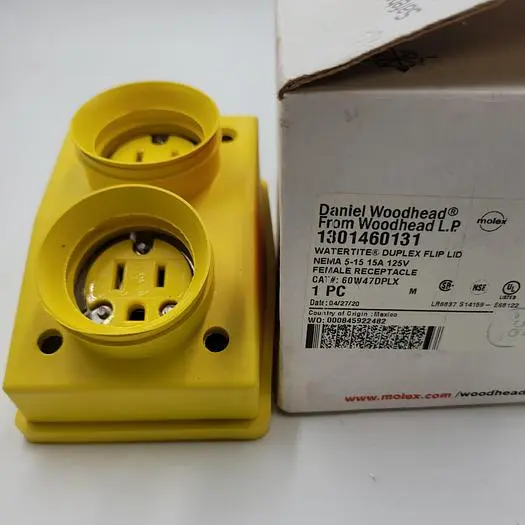 New | in-Stock WOODHEAD WOODHEAD 1301460131 FEMALE RECEPTACLE *NEW IN BOX* Misc Electrical & Power Parts | ND Industrial Surplus #1221443
