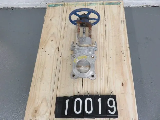 TL 3"-150 knife gate valve, hand wheel operated