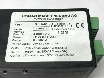 USED HOMAG 4-008-40-0, R1040-1-HO2-5