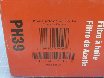 New | in-Stock FRAM _UNKNOWN_ Oil Filter | OCO Industrial #1645606