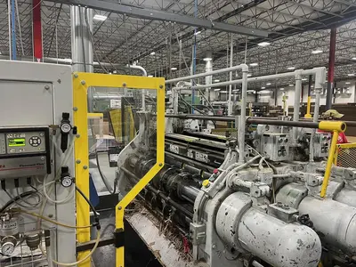 35″ x 78″ Hooper Flexo Folder Gluer with upgraded Folding section and Top loading counter ejector.