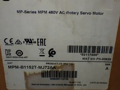 NEW ALLENBRADLEY MPMB1152TMJ72AA