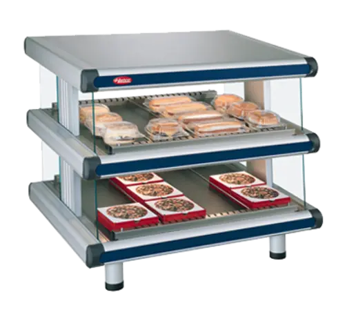Hatco GR2SDS-24D 30 1/4" Self Service Countertop Heated Display Shelf - (2) Shelves, 120v