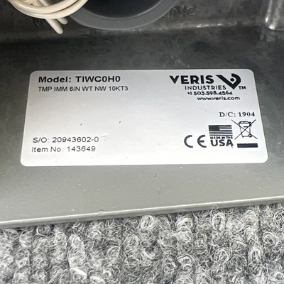 New | in-Stock Veris TIWC0H0 Sensors California US | Davliegogo LLC #1706936