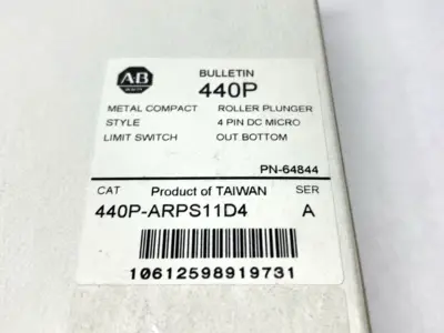 NEW ALLEN-BRADLEY SER. A COMPACT METAL LIMIT SWITCH 4-PIN