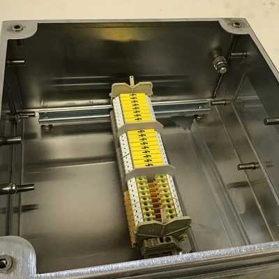 Adalet TSC4X6-121206-BCD Screw Cover Terminal Enclosure Stainless Steel 600V 10A