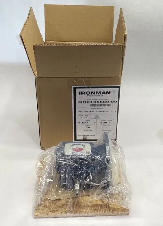 New | in-Stock Grove Gear IronMan Worm Gear Right Angle GR8135889.00 Speed Reducers Michigan US | Maverick Industrial Sales #1400054