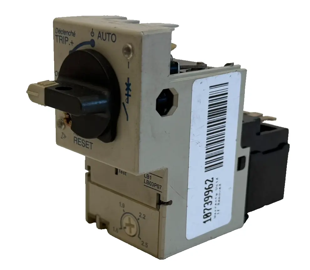 USED TELEMECANIQUE LB1-LB03P07 INTEGRAL STARTER OVERLOAD LB1LB03P07